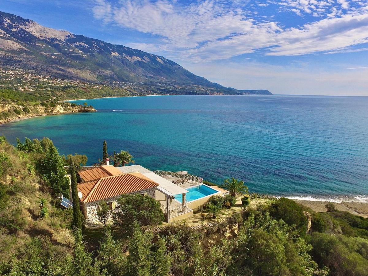 Stone Villa Kefaloniaprivatevillas Trapezaki  Exterior foto